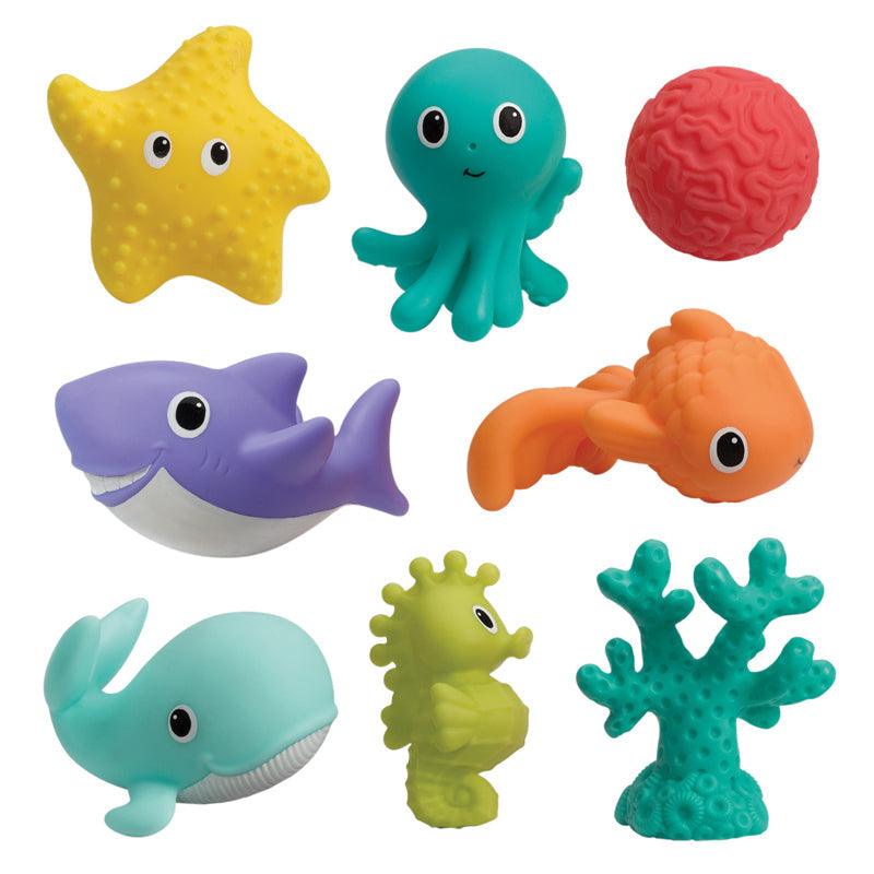 Infantino Bath Squirters 8Pk - Brinquedo de banho