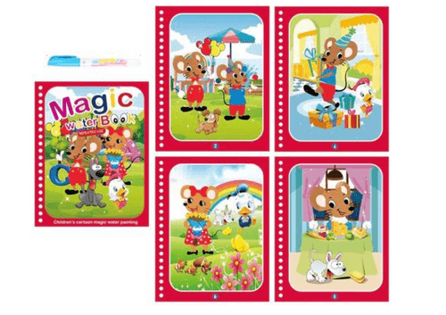 Magic book livro mágico de colorir com água + Brinde especial