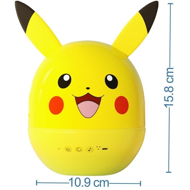 Luminária do Pikachu com Música Original e Controle Remoto